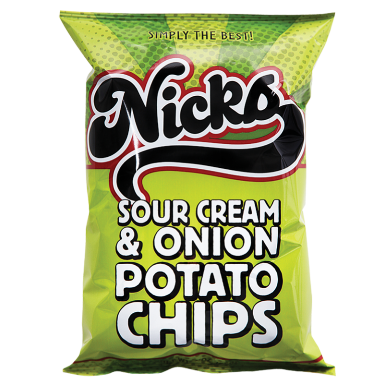 Sour Cream & Onions Chips Nick's Chips
